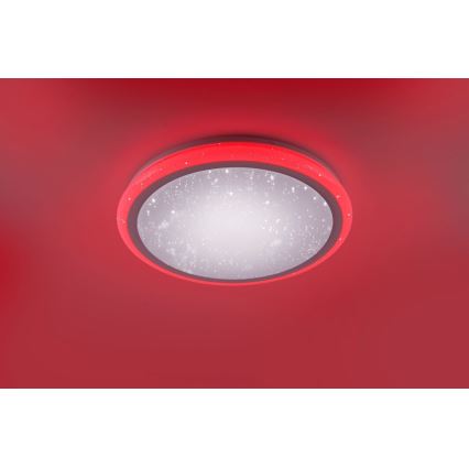Leuchten Direkt 15220-16 - Dimbare LED RGB Plafond Lamp LUISA LED/28W/230V + afstandsbediening