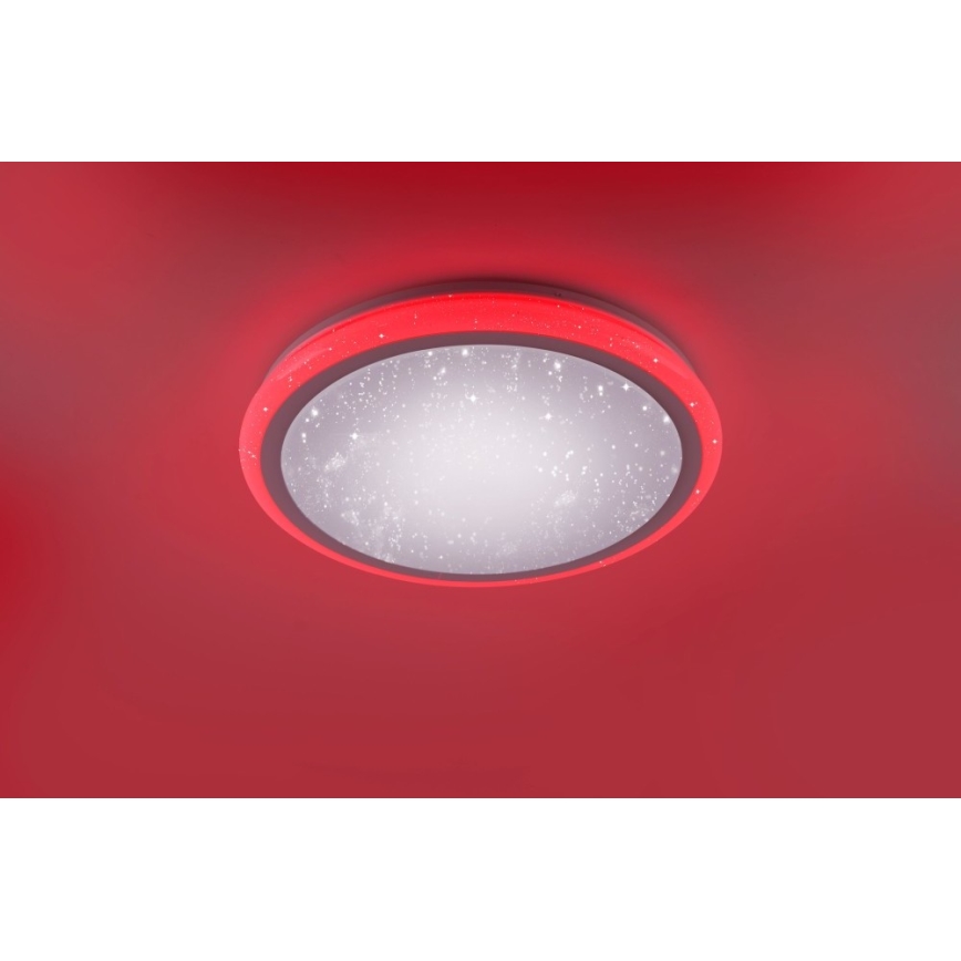 Leuchten Direkt 15220-16 - Dimbare LED RGB Plafond Lamp LUISA LED/28W/230V + afstandsbediening
