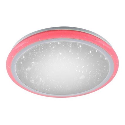 Leuchten Direkt 15220-16 - Dimbare LED RGB Plafond Lamp LUISA LED/28W/230V + afstandsbediening