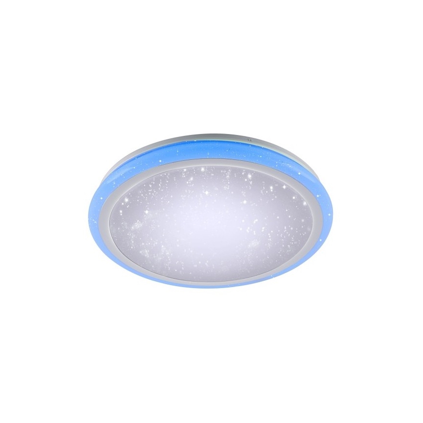 Leuchten Direkt 15220-16 - Dimbare LED RGB Plafond Lamp LUISA LED/28W/230V + afstandsbediening