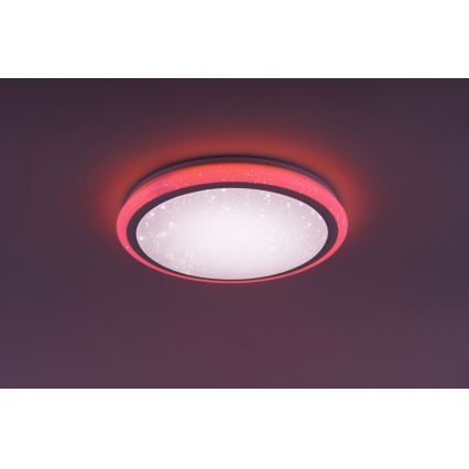 Leuchten Direkt 15220-16 - Dimbare LED RGB Plafond Lamp LUISA LED/28W/230V + afstandsbediening
