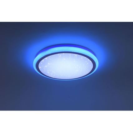 Leuchten Direkt 15220-16 - Luminaire à intensité variable RGB LUISA LED/28W/230V + Télécommande