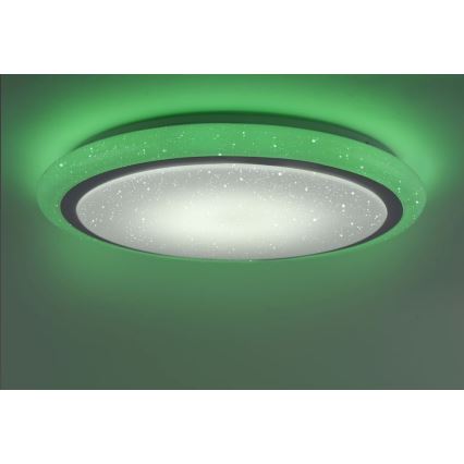 Leuchten Direkt 15230-16 - Dimbare LED RGB Plafond Lamp LUISA LED/42W/230V 3000-6400K + afstandsbediening