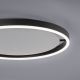 Leuchten Direkt 15391-13 - Dimbare LED Plafond Lamp RITUS 20W/230V zwart