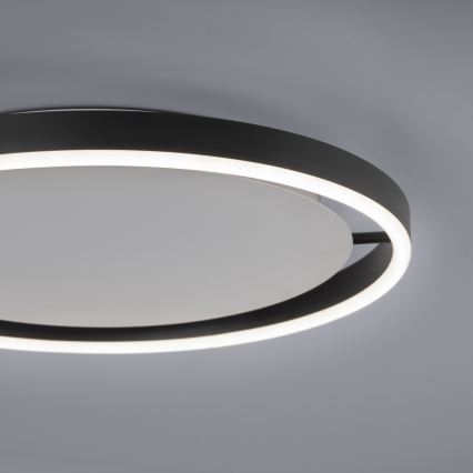 Leuchten Direkt 15391-13 - LED dimbare plafondlamp RITUS LED/20W/230V zwart