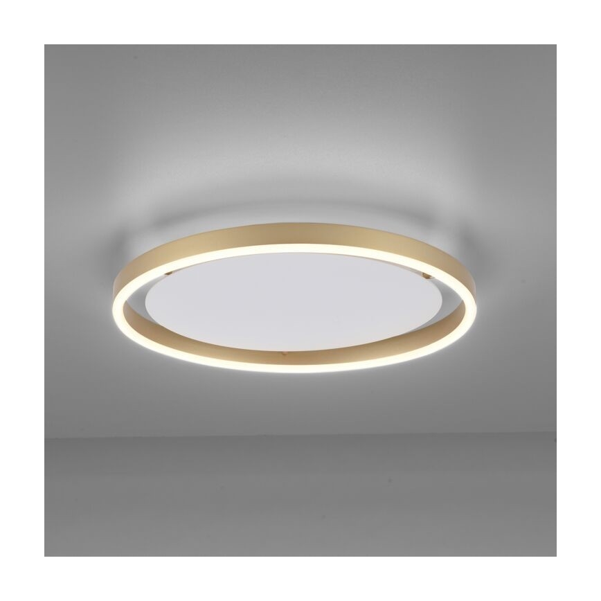 Leuchten Direkt 15391-60 - LED dimbare plafondlamp RITUS LED/20W/230V messing
