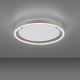 Leuchten Direkt 15391-95 - Dimbare LED Plafond Lamp RITUS 20W/230V chroom