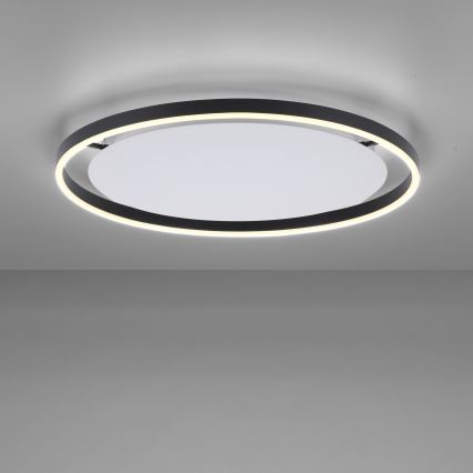 Leuchten Direkt 15392-13 - Dimbare LED Plafond Lamp RITUS LED/30W/230V zwart