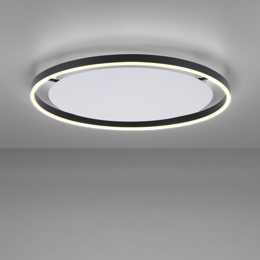 Leuchten Direkt 15392-13 - dimbare LED-plafondlamp RITUS LED/28W/230V zwart