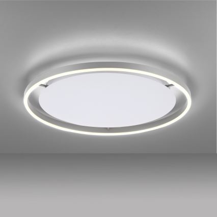 Leuchten Direkt 15392-95 - Dimbare LED Plafondlamp RITUS LED/30W/230V mat chroom