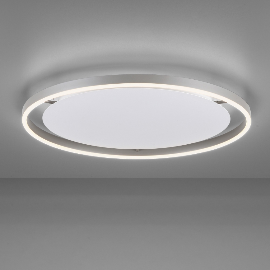 Leuchten Direkt 15392-95 - Dimbare LED Plafondlamp RITUS LED/30W/230V mat chroom