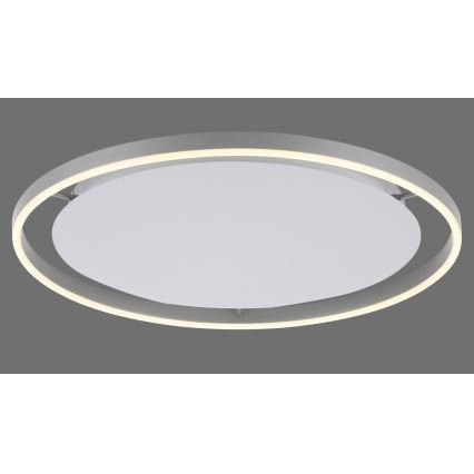 Leuchten Direkt 15392-95 - Dimbare LED Plafondlamp RITUS LED/30W/230V mat chroom