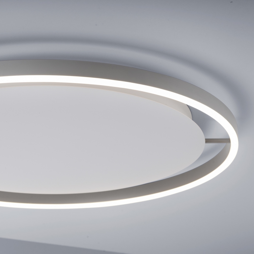 Leuchten Direkt 15392-95 - Dimbare LED Plafondlamp RITUS LED/30W/230V mat chroom