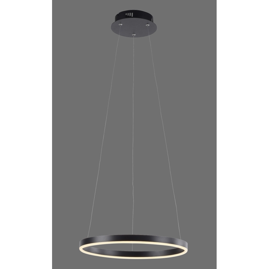 Leuchten Direkt 15393-13- Dimbare LED Hanglamp aan een koord RITUS LED/20W/230V zwart