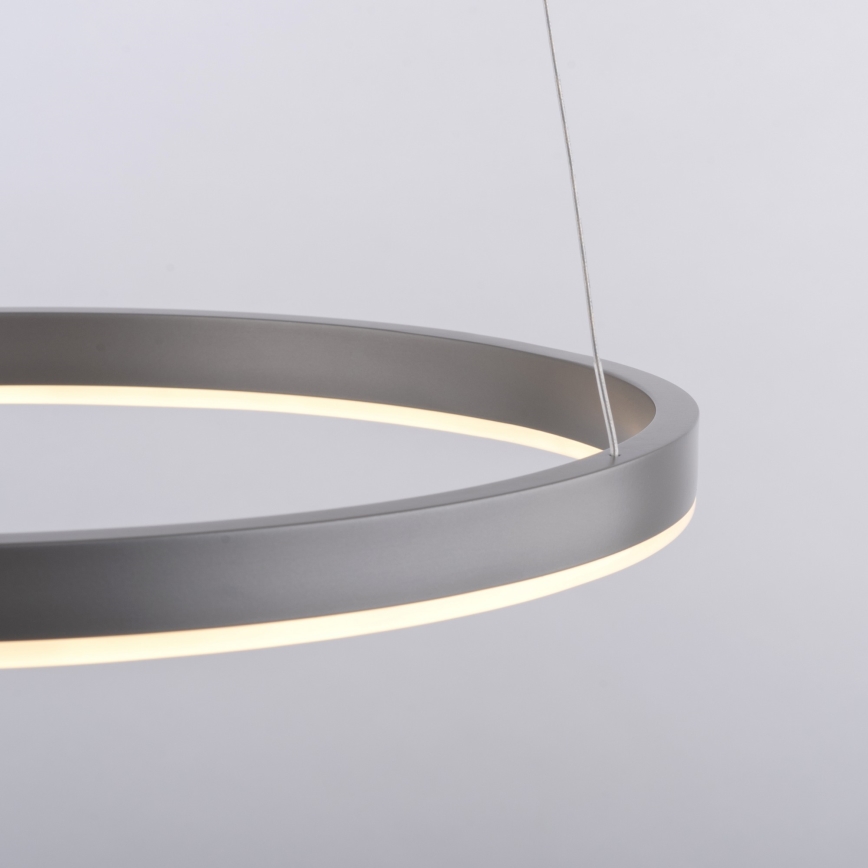 Leuchten Direkt 15393-95 - Dimbare LED hanglamp aan een koord RITUS LED/20W/230V mat chroom