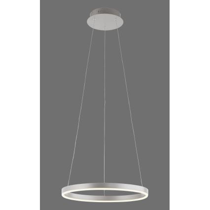Leuchten Direkt 15393-95 - LED dimbare hanglamp aan kabel RITUS LED/20W/230V mat chroom