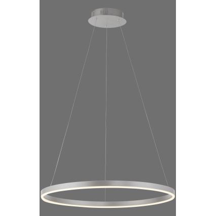 Leuchten Direkt 15394-95- Dimbare LED Hanglamp aan een koord RITUS LED/30W/230V chroom