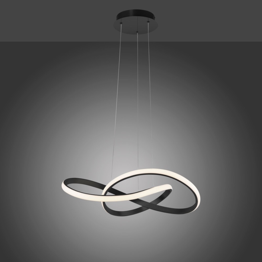 Leuchten Direkt 15402-18- Dimbare LED Hanglamp aan een koord MARIA LED/25W/230V zwart