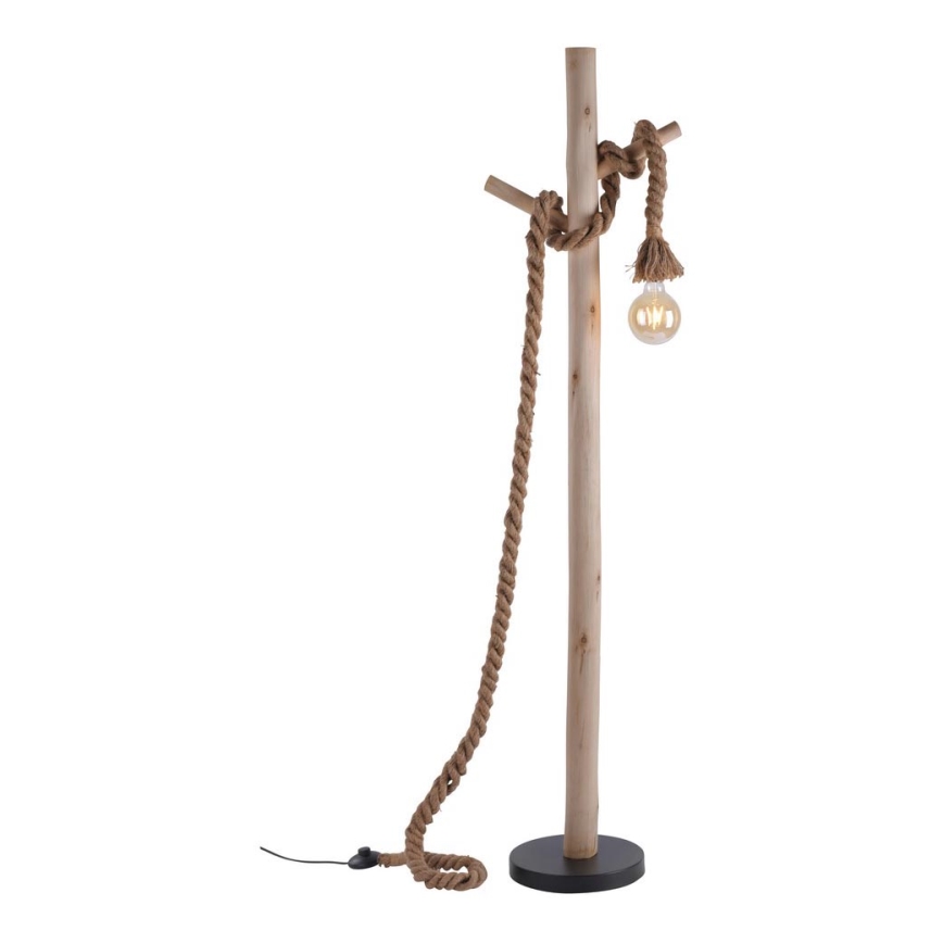 Leuchten Direkt 15484-18 - Lampadaire ROPE 1xE27/15W/230V