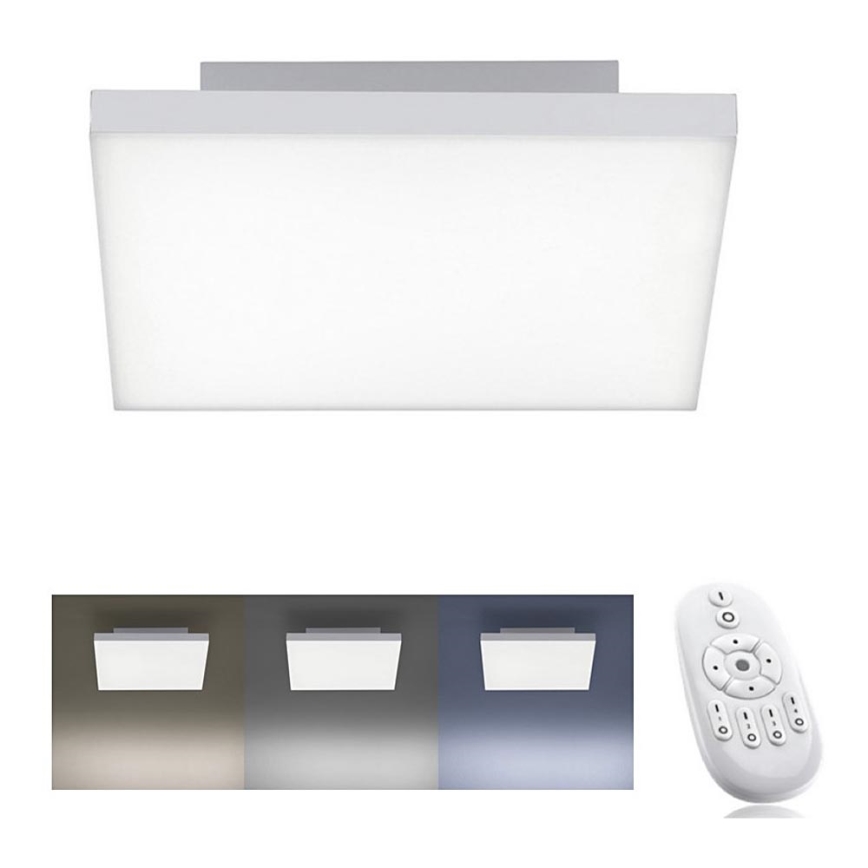 Leuchten Direkt 15550-16 - LED Dimlicht + afstandsbediening CANVAS LED/17W/230V + AB