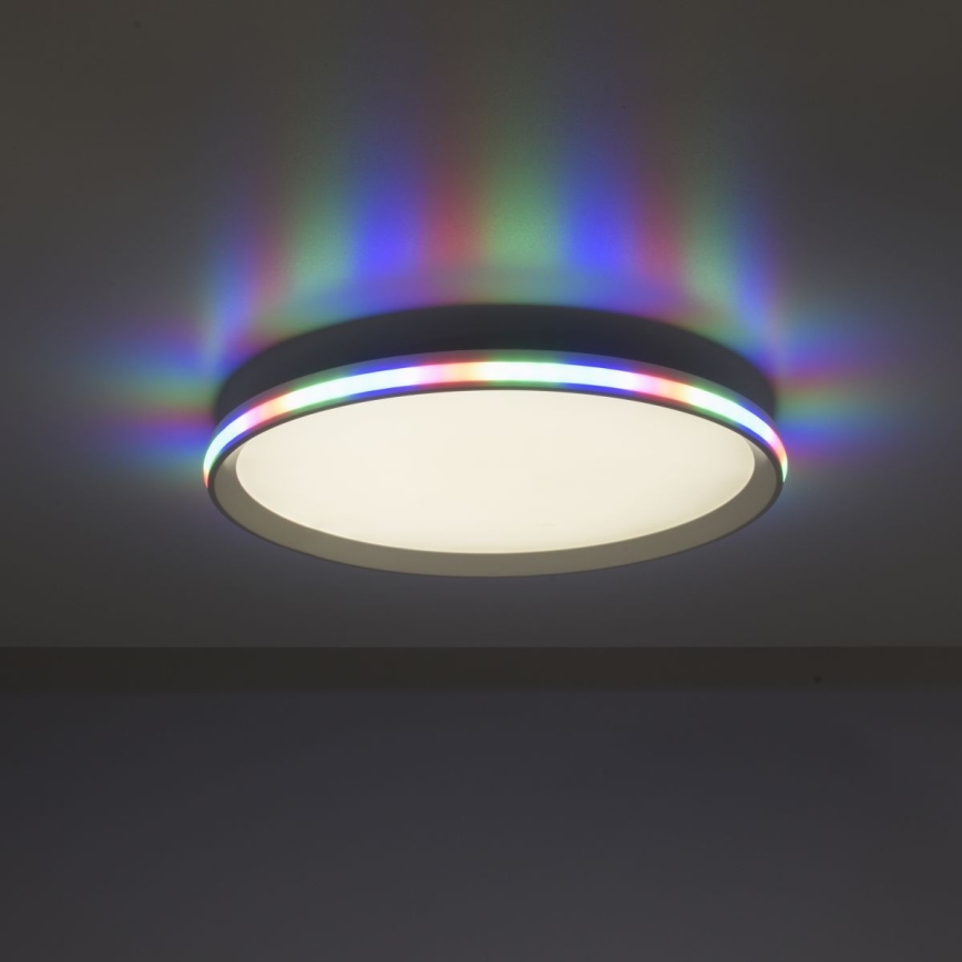 Leuchten Direkt 15555-16- Luminaire à intensité variable LED RGBW GALACTICA LED/28W/230V 2700-5000K+ Télécommande