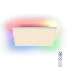 Leuchten Direkt 15561-16- Plafonnier à intensité variable LED RGB CONRAD 27W/230V+ Télécommande