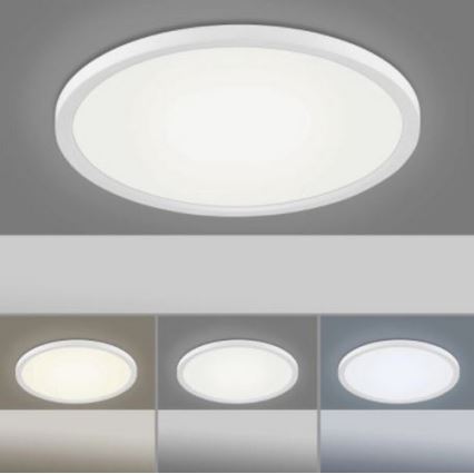 Leuchten Direkt 15571-16- Plafonnier à intensité variable FLAT LED/23,5W/230V+ Télécommande