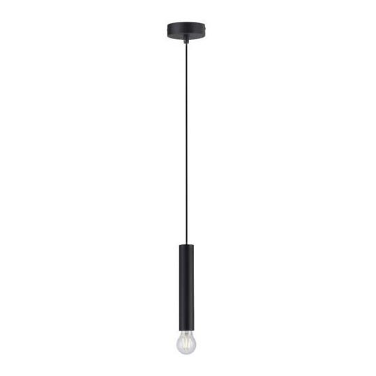 Leuchten Direkt 15617-18 - Hanglamp aan een koord BRUNA 1xE27/60W/230V zwart