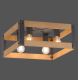 Leuchten Direkt 15724-79 - Plafondlamp CRATE 4xE27/60W/230V