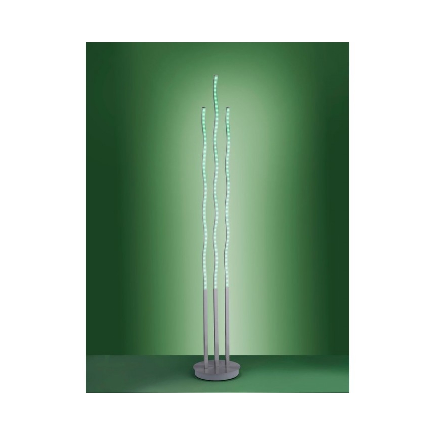 Leuchten Direkt 16268-55 - LED RGB dimbare vloerlamp WAVE LED/31W/230V + afstandsbediening