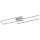 Leuchten Direkt 16430-55 - LED RGBW dimbare plafondlamp MAXI 2xLED/18W/230V 2700-5000K mat chroom + afstandsbediening