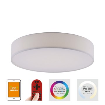 Leuchten Direkt 18428-16 - Plafonnier dimmable LED RGB LOLA LED/32W/230V Tuya + télécommande