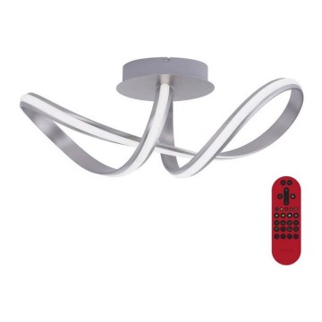 Leuchten Direkt 18431-55 - LED RGB dimbare plafondlamp MELINDA LED/28W/230V + afstandsbediening