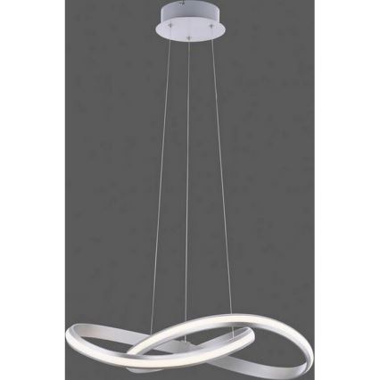 Leuchten Direkt 18432-55 - Dimbare LED RGB Hanglamp aan een koord MELINDA LED/28W/230V