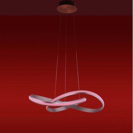Leuchten Direkt 18432-55 - Dimbare LED RGB Hanglamp aan een koord MELINDA LED/28W/230V