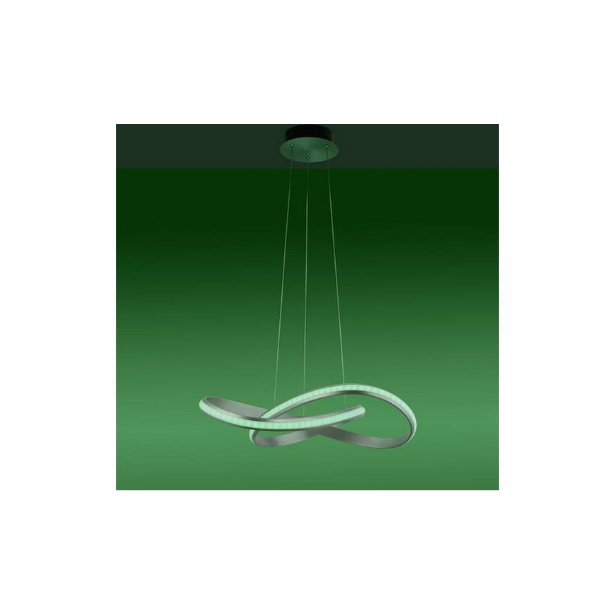 Leuchten Direkt 18432-55 - Dimbare LED RGB Hanglamp aan een koord MELINDA LED/28W/230V