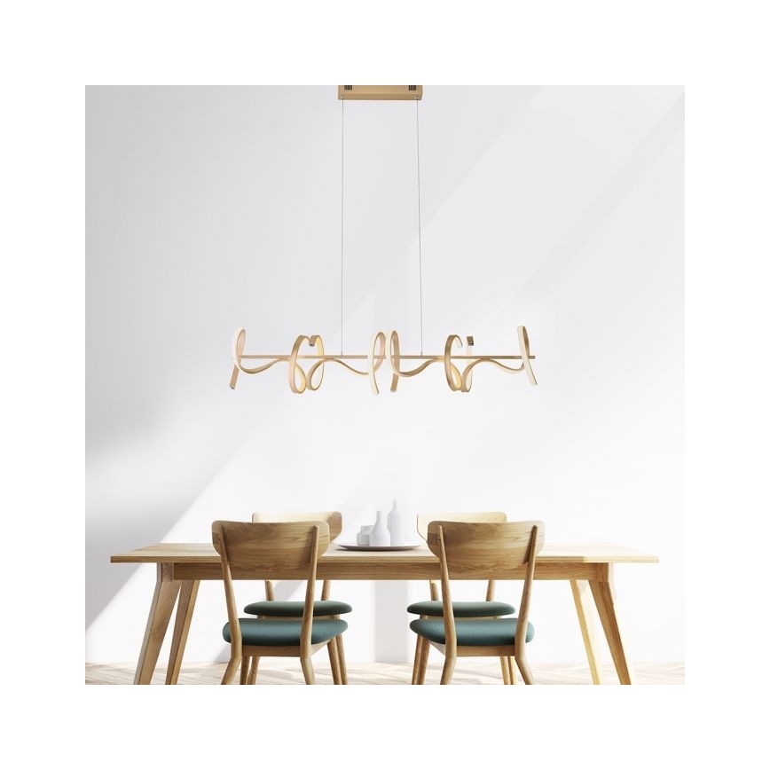 Leuchten Direkt 19033-60 - LED dimbare hanglamp CURLS LED/40.8W/230V