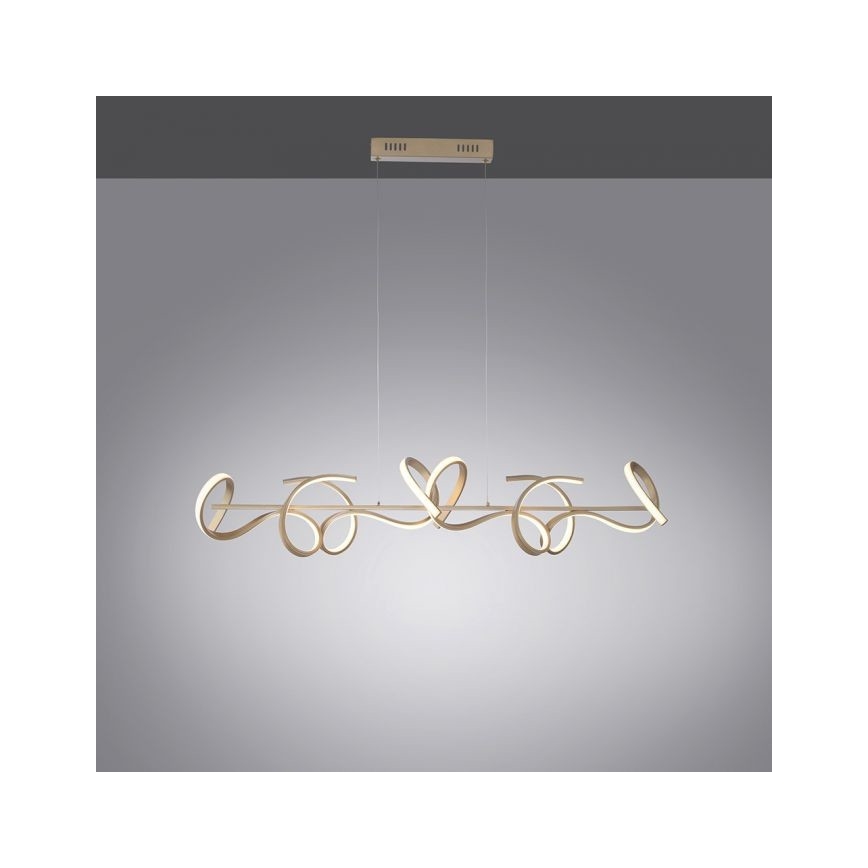 Leuchten Direkt 19033-60 - LED dimbare hanglamp CURLS LED/40.8W/230V