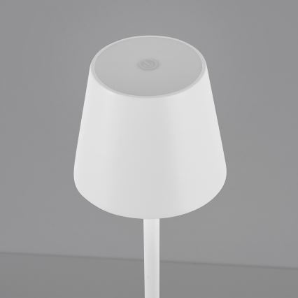 Leuchten Direkt 19250-16 - Lampe de table rechargeable extérieure à intensité variable EURIA LED/3W/5V 2600 mAh IP54 blanc