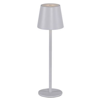 Leuchten Direkt 19250-16 - Lampe de table rechargeable extérieure à intensité variable EURIA LED/3W/5V 2600 mAh IP54 blanc