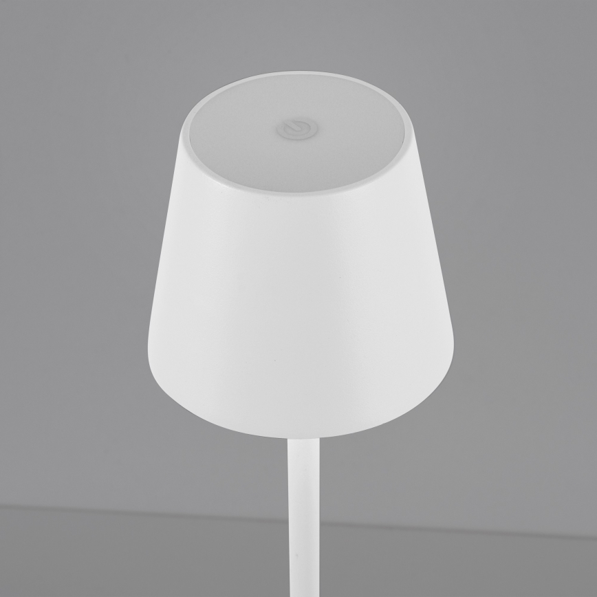 Leuchten Direkt 19250-16 - LED Dimbare Oplaadbare Buiten Tafellamp EURIA LED/3W/5V 2600 mAh IP54 wit