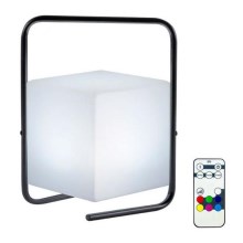 Leuchten Direkt 19970-18 - LED RGBW Dimbaar buitenshuis tafellamp KENO LED/0,5W/5V IP44 + afstandsbediening