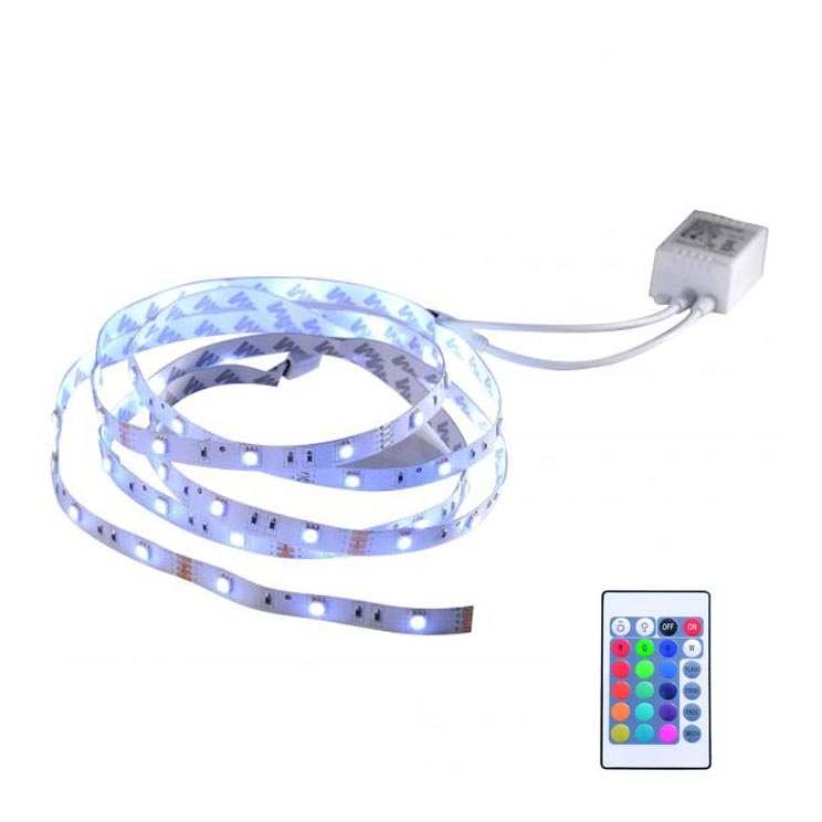 Leuchten Direkt 81215-70 - Dimbare LED RGB Strip TEANIA 5m LED/19W/12/230V + afstandsbediening