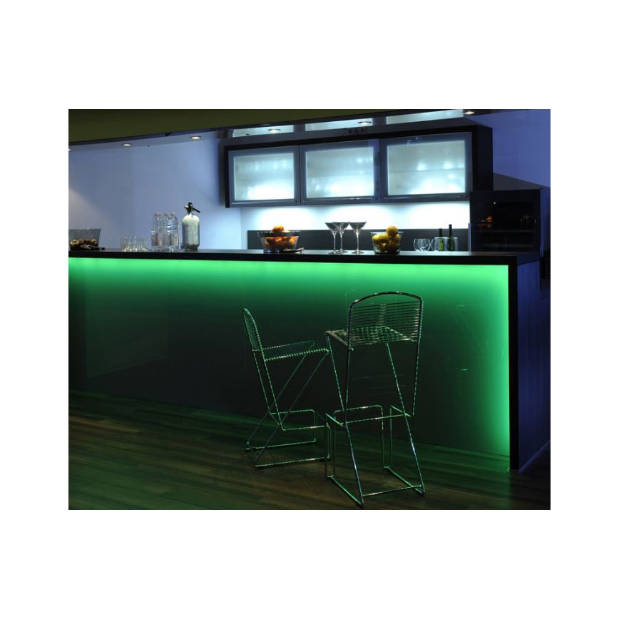 Leuchten Direkt 81215-70- Ruban LED RGB à intensité variable TEANIA 5m LED/19W/12/230V + Télécommande