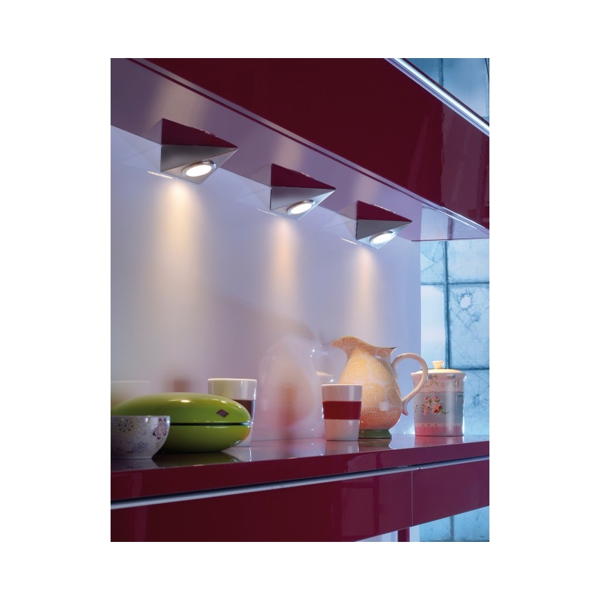 Leuchten Direkt 84110-55-3 - SET 3x LED Meubel Verlichting met Sensor THEO LED/3,6W/230V