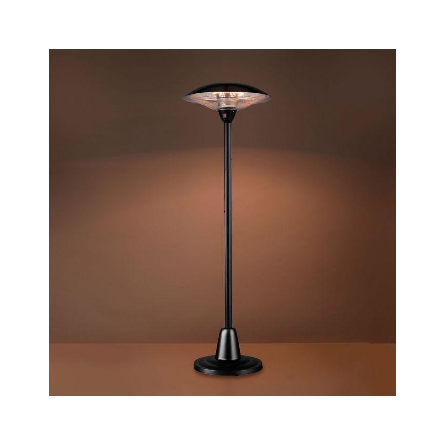 Leuchten Direkt 99501-18 - Élément chauffant extérieur GLOW 1500-3000W/230V 1,87 m IP34 noir