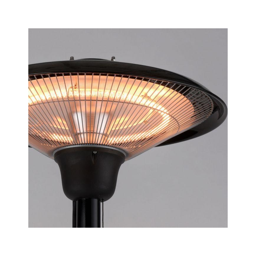 Leuchten Direkt 99501-18 - Élément chauffant extérieur GLOW 1500-3000W/230V 1,87 m IP34 noir