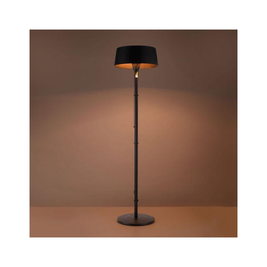 Leuchten Direkt 99507-18 - Élément chauffant extérieur GLOW 1500W/230V 1,95 m IP44 noir