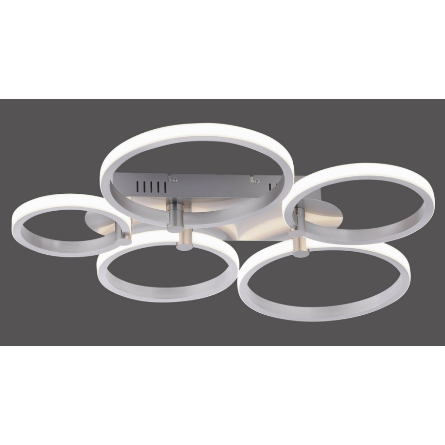 Leuchten Direkt 12112-55 - Plafonnier LED en saillie JOHANNA 2xLED/11,5W/230V+2xLED/9W+LED/7W