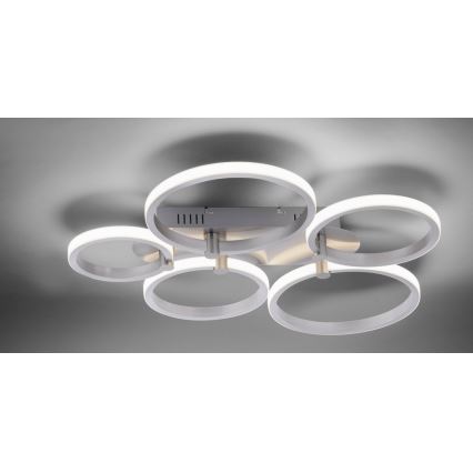 Leuchten Direkt 12112-55 - Plafonnier LED en saillie JOHANNA 2xLED/11,5W/230V+2xLED/9W+LED/7W